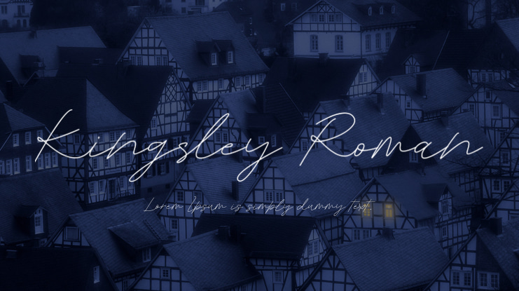 Kingsley Roman Font
