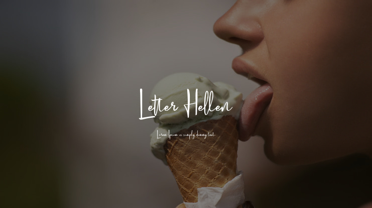 Letter Hellen Font