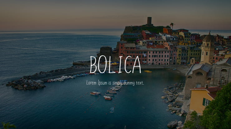 BOLICA Font