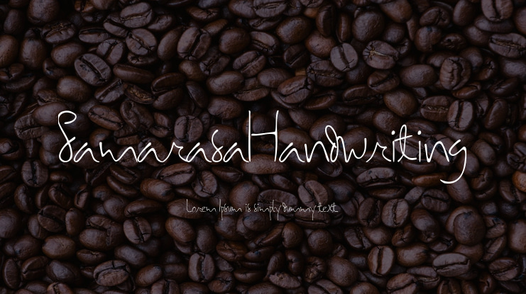 SamarasaHandwriting Font