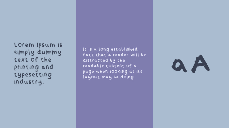 Lefthanded Font Family