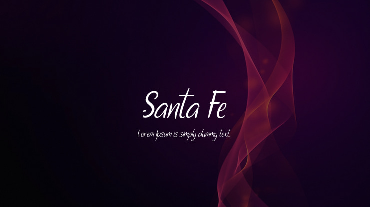 Santa Fe Font