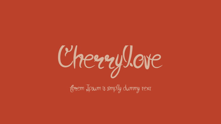 Cherrylove Font