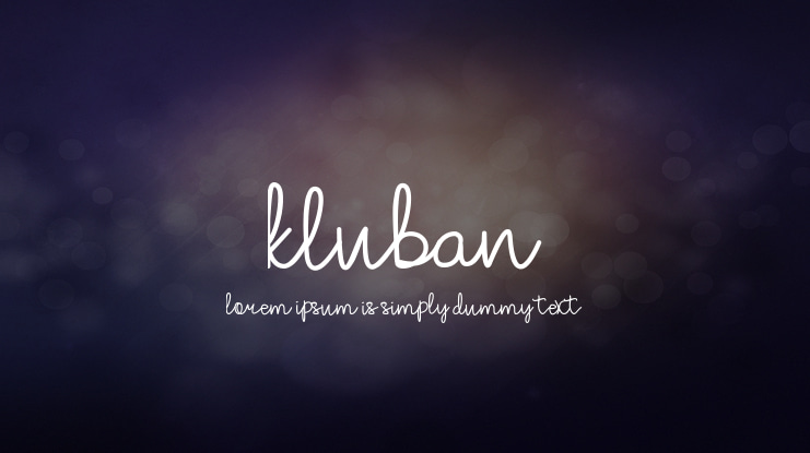 kluban Font