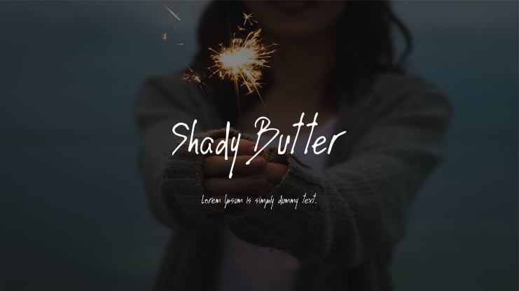 Shady Butter Font