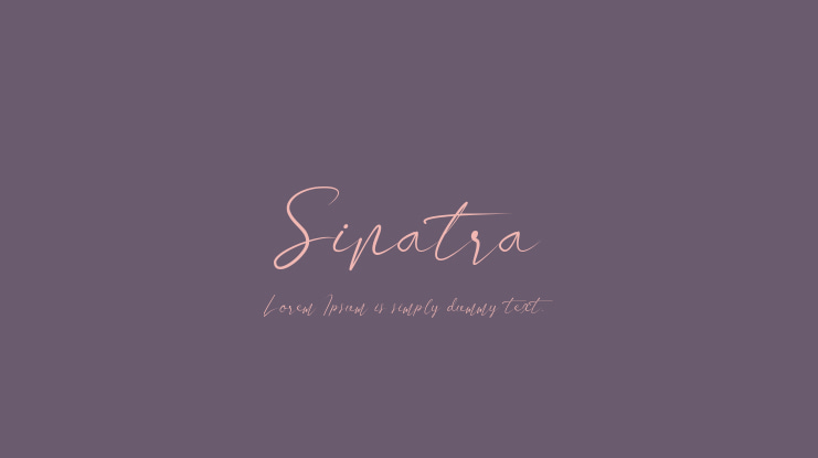 Sinatra Font