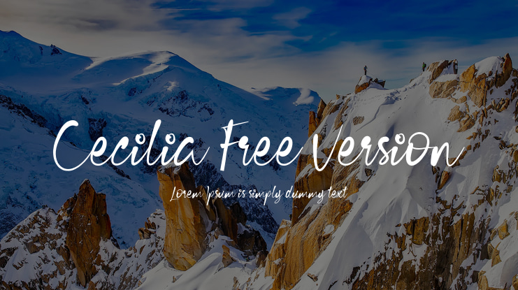 Cecilia Free Version Font