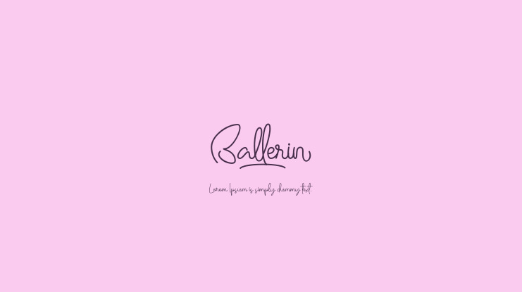 Ballerin Font