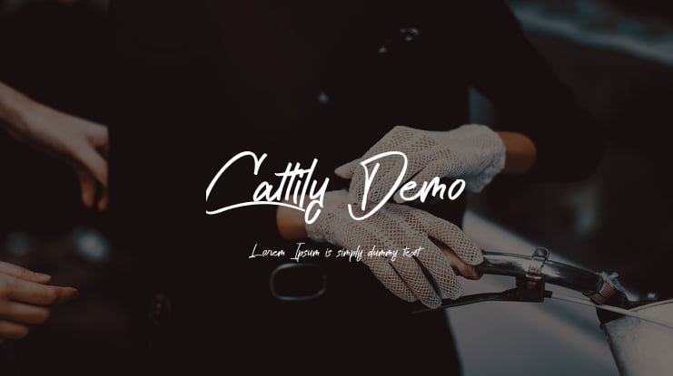 Cattily Demo Font