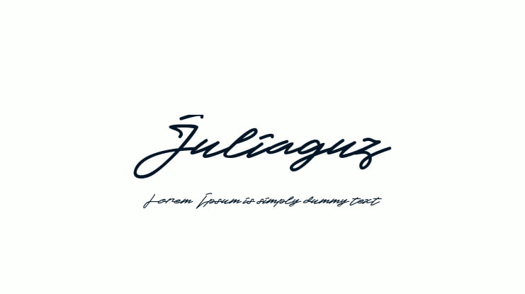 Juliaguz Font