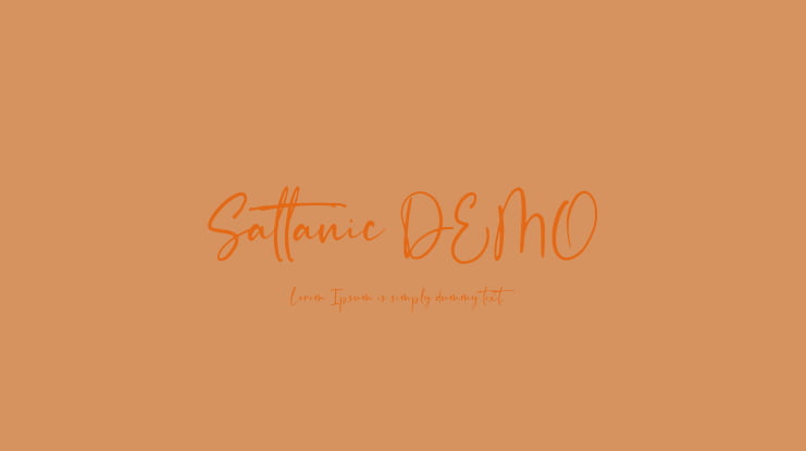 Sattanic DEMO Font Family