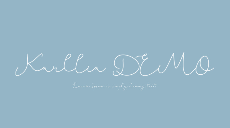 Karllia DEMO Font Family