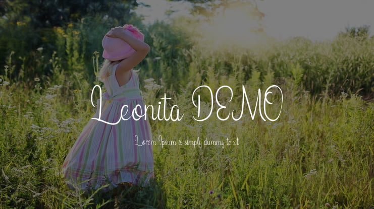 Leonita DEMO Font Family