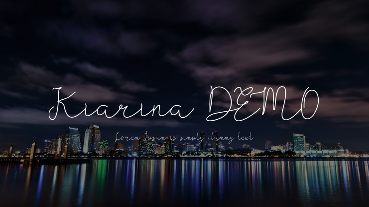 Kiarina DEMO Font Family
