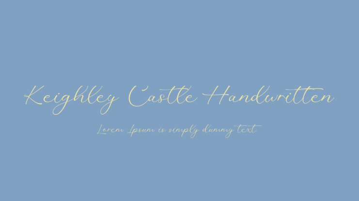 Keighley Castle Handwritten Font