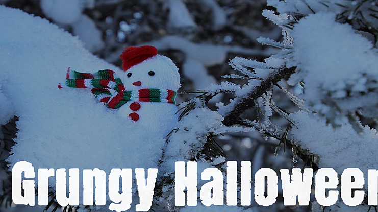 Grungy Halloween Font Family