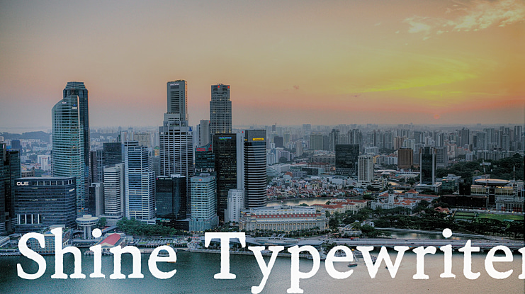 Shine Typewriter Font