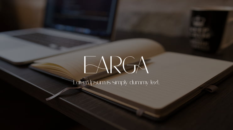 EARGA Font