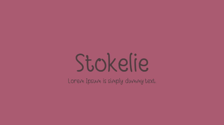 Stokelie Font