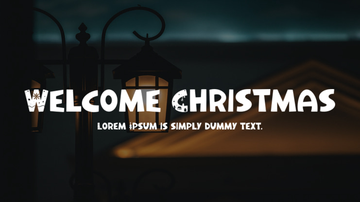 Welcome Christmas Font