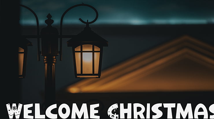 Welcome Christmas Font