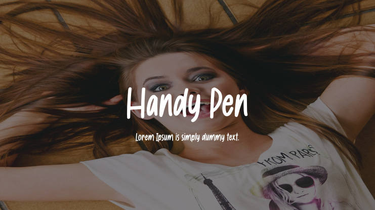 Handy Pen Font