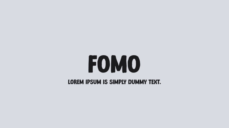 FOMO Font