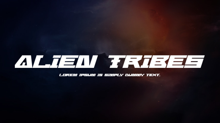 Alien Tribes Font