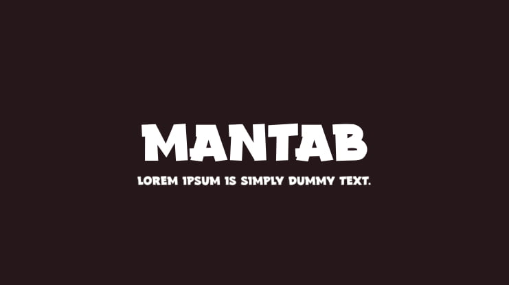 Mantab Font