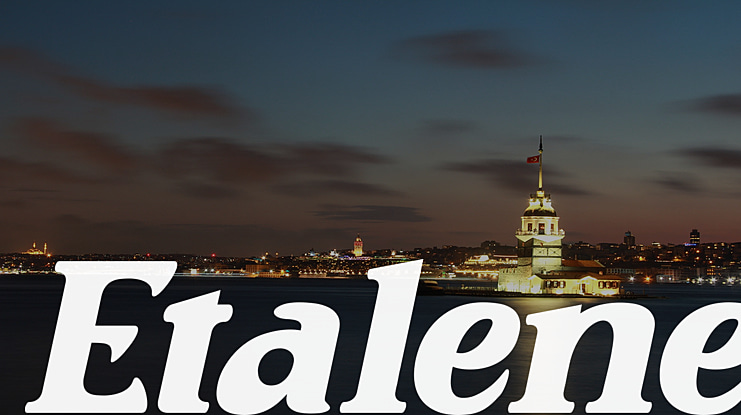 Etalene Font