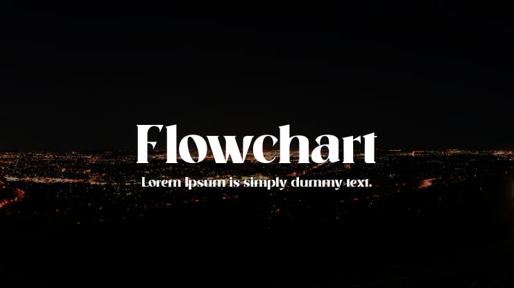 Flowchart Font