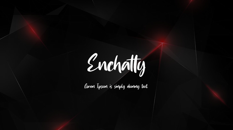 Enchatty Font