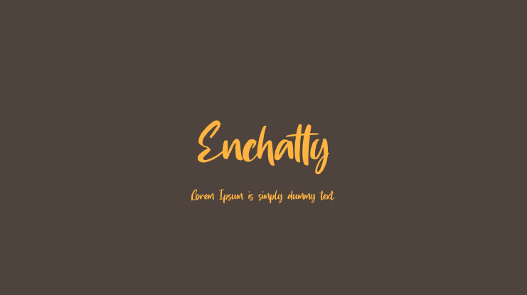 Enchatty Font