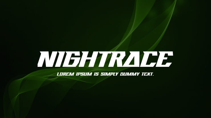 Nightrace Font