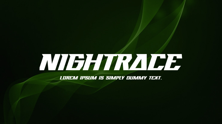 Nightrace Font