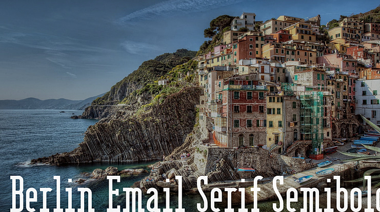 Berlin Email Serif Font Family