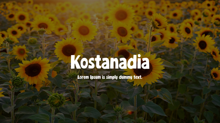 Kostanadia Font