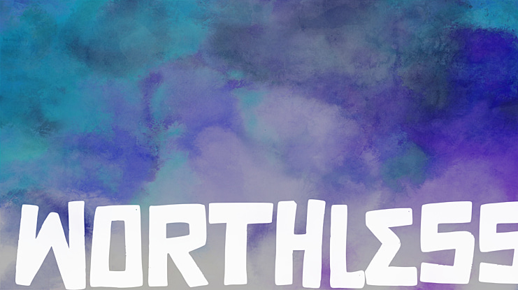Worthless Font