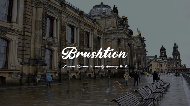 Brushtion Font
