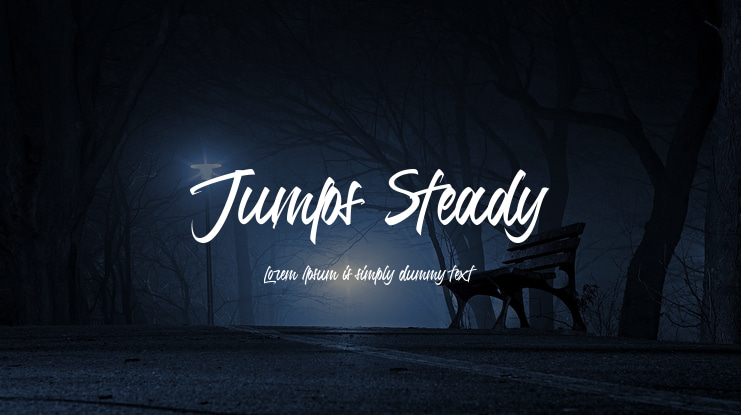 Jumps Steady Font
