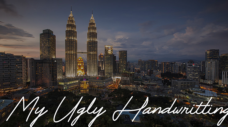 My Ugly Handwritting Font