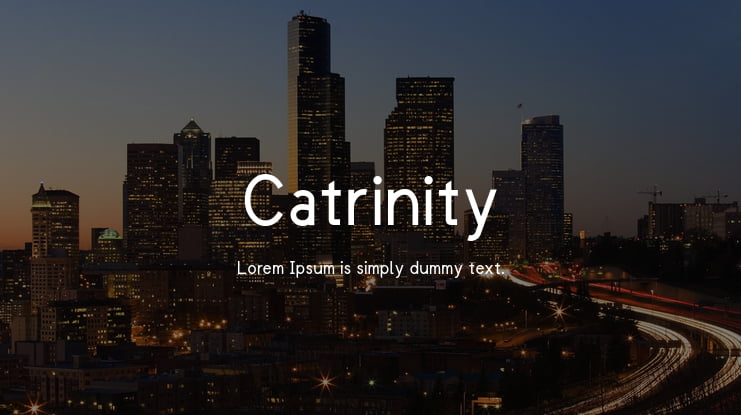 Catrinity Font