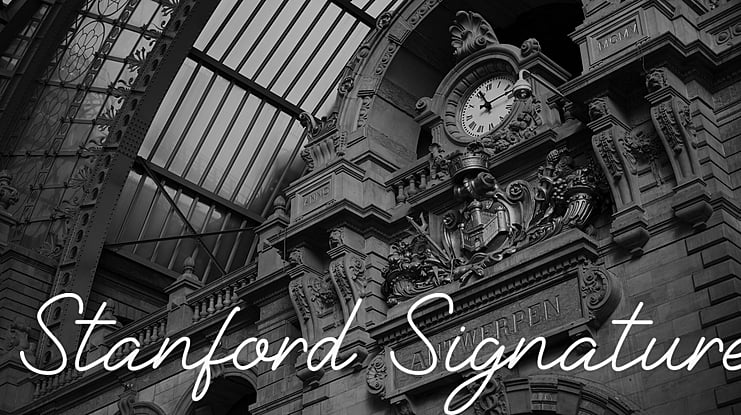 Stanford Signature Font