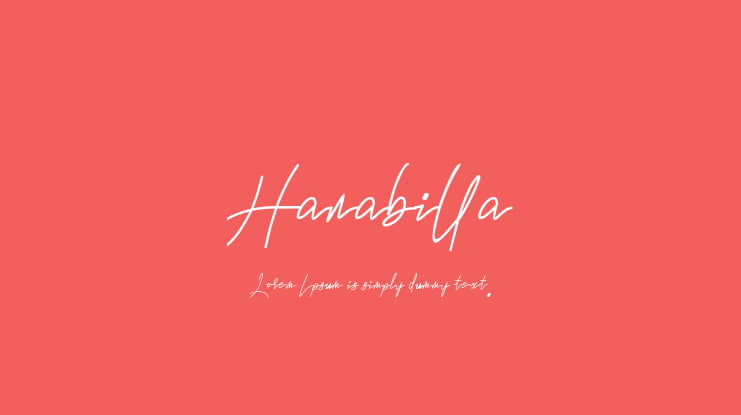 Hanabilla Font
