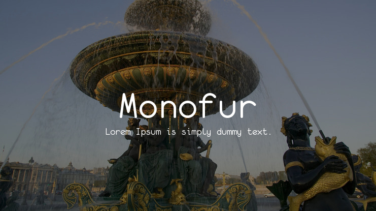 Monofur Font Family