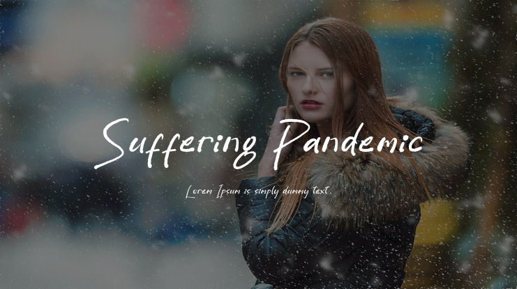 Suffering Pandemic Font