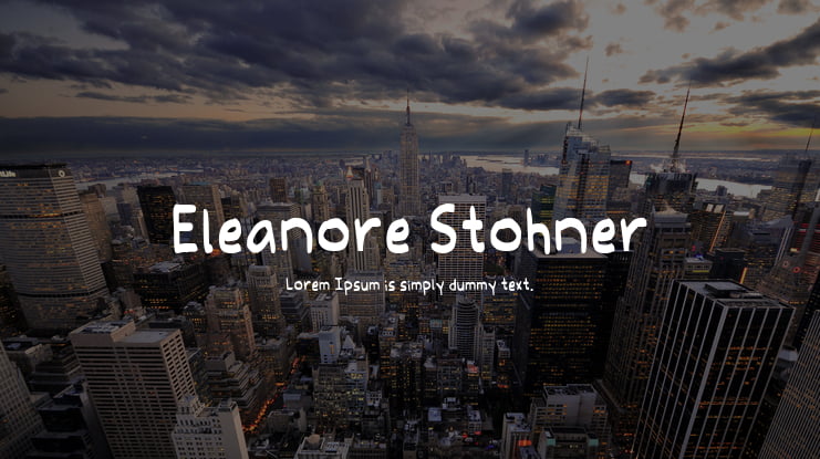 Eleanore Stohner Font