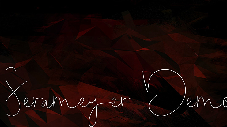 Serameyer Demo Font