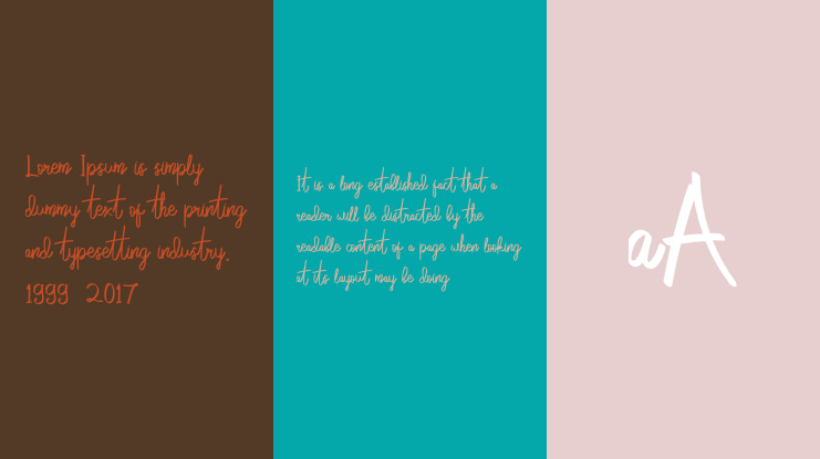 Cobain Aja Demo Font