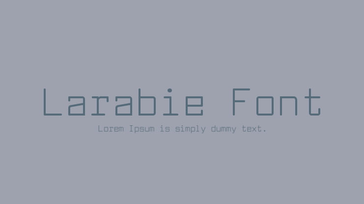 Larabie Font